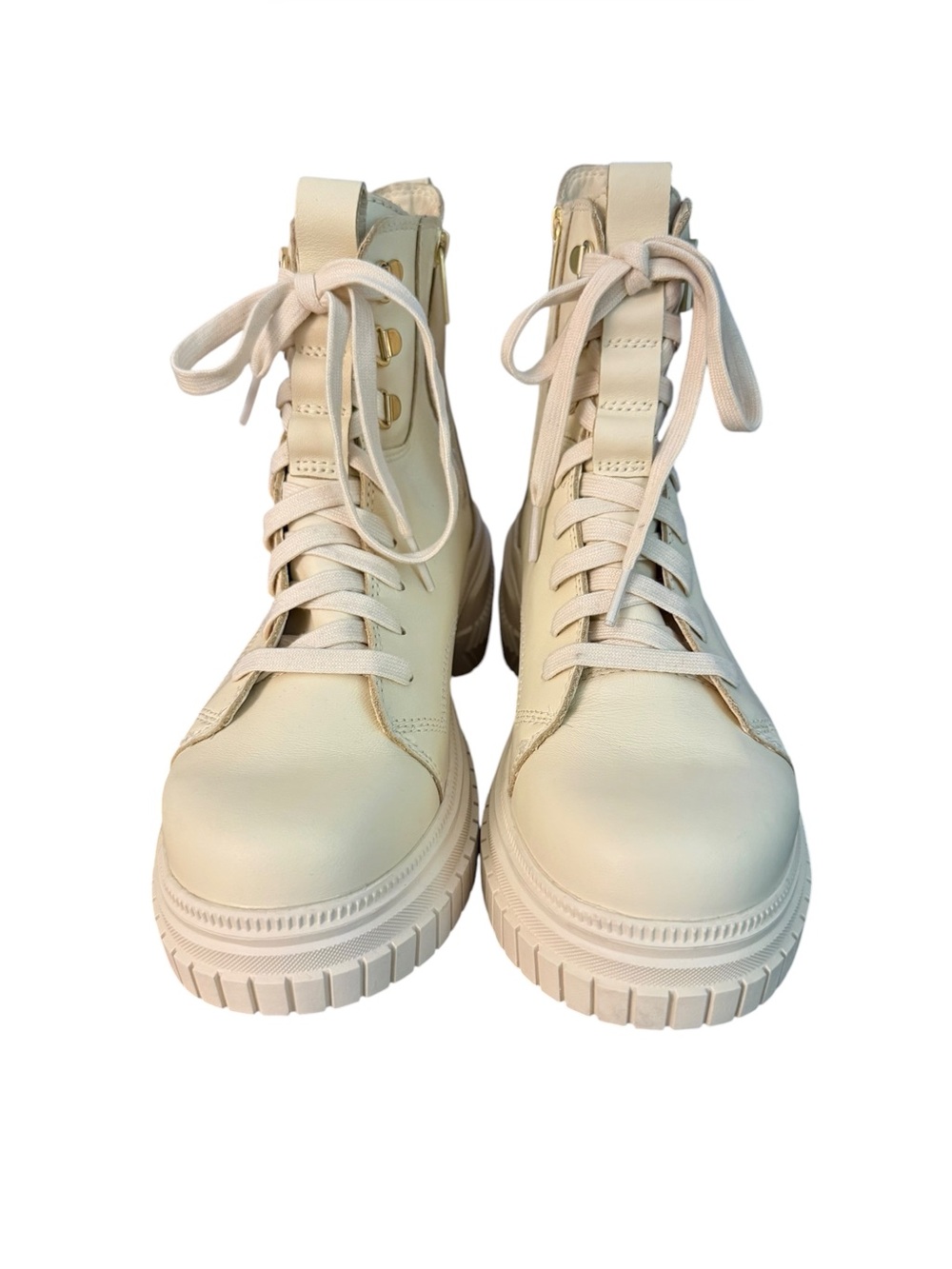 Sorel Ave Leather Ankle Honey White Boots – Sz 9 - Picture 5 of 9